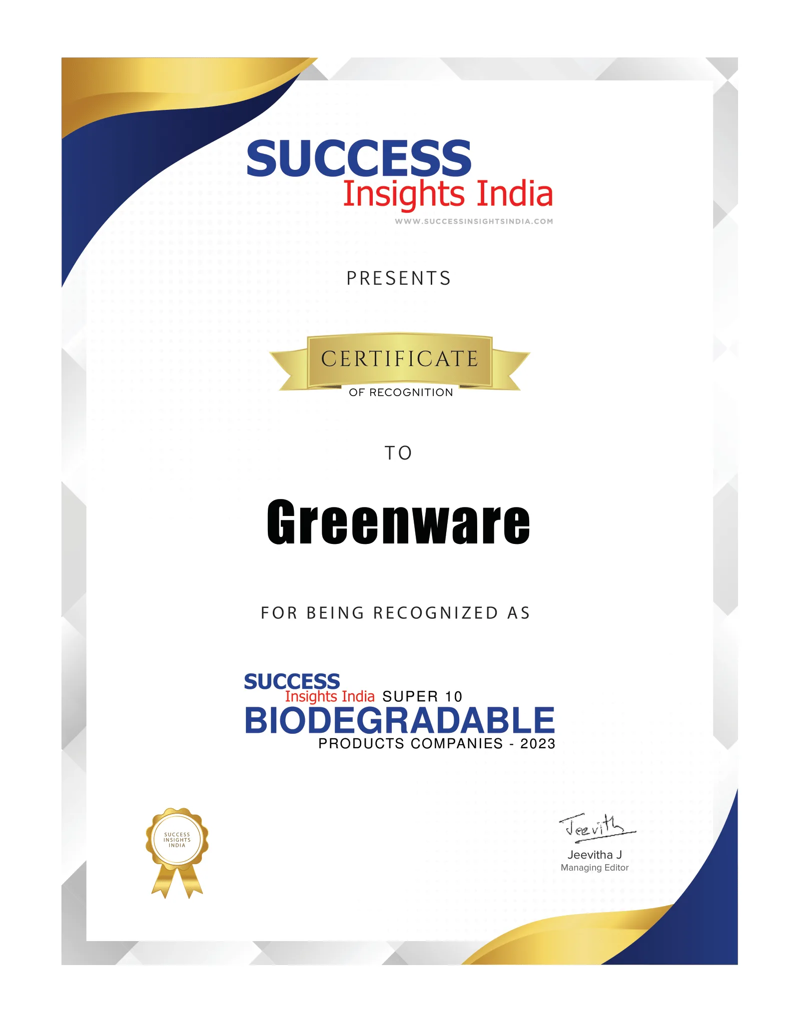 Success Certification